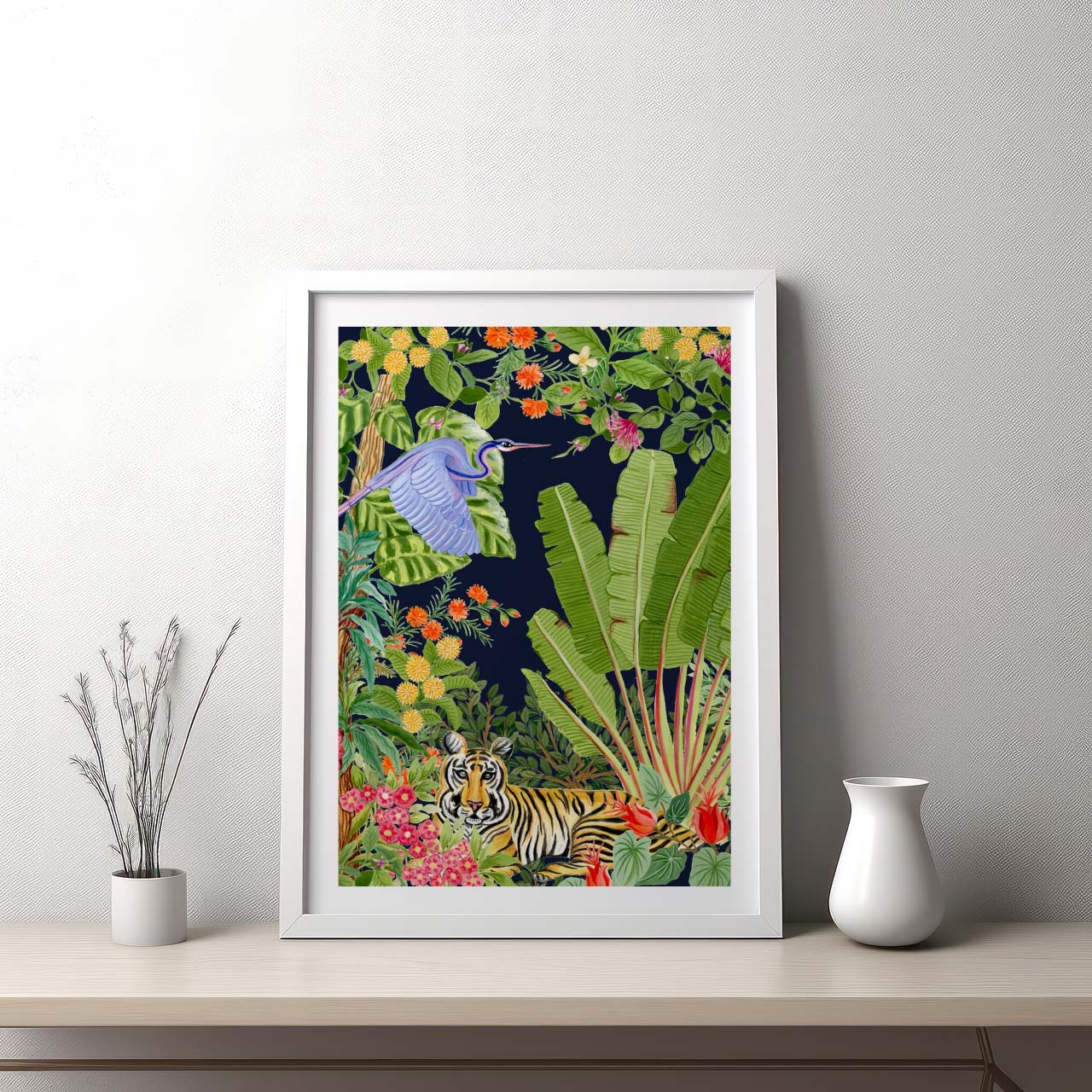 Jungle Theme -  Tiger Wall Art